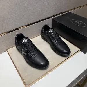 AAA Prada Casual Shoes Color Genuine Leather