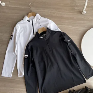 AAA Reps Helly Hansen Long Sleeves Black Fleece Quick-Drying Urban Commuting Autumn Winter Warm