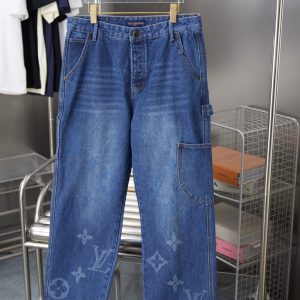 Aaa Luxury Louis Vuitton Jacquard Trousers For Spring