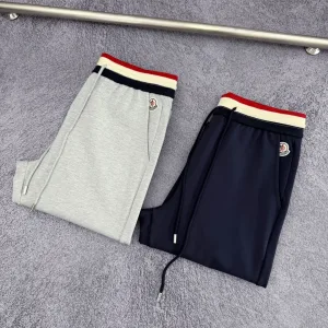 AAA Monk Sweatpants Red Slim Fit Side Pockets