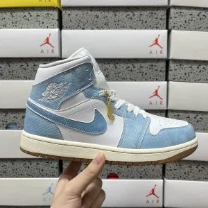 Luxury Jordan Blue Denim