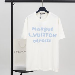 Luxury High Quality Louis Vuitton Cotton Short-Sleeved T-Shirt