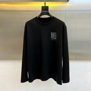 High Quality Burberry Cotton Long-Sleeved T-Shirt For Fall