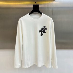 1:1 Luxury Chrome Hearts Cotton Long-Sleeved T-Shirt For Autumn