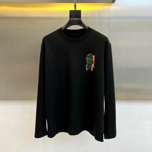 Luxury High Quality Dior Cotton Long-Sleeved T-Shirt For Autumn