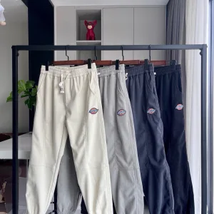 High Quality Dickies Long Pants Red Adjustable Drawstring Spring