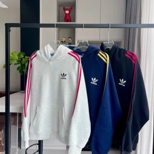 High Quality Adidas Hoodie Blue Easy To Match