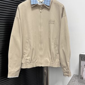 Designer Aaa Miu Miu Cotton Long-Sleeved Shirt
