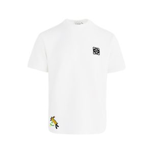 Designer Luxury Loewe Cotton Short-Sleeved T-Shirt For Autumn
