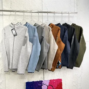 Reps Archaeopteryx Outerwear Red Wool Cashmere Adhesive Fleece Fabric Outdoor Functionality Autumn Winter And Patch