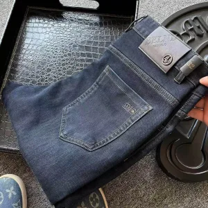 AAA Reps Miu Jeans Red Cotton Long-Staple Denim Exquisite Workmanship