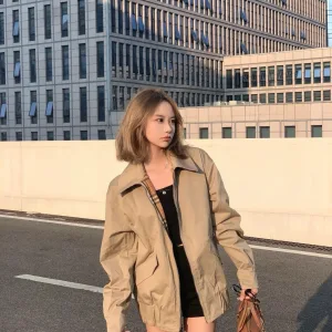 High Quality Designer Burberry Coat Red Polyester Fiber Youthful Energy