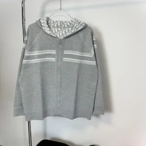 Reps High Quality Dior Outerwear Red Cotton Pure Wool Cashmere Velvet Jacquard High-Quality Materials