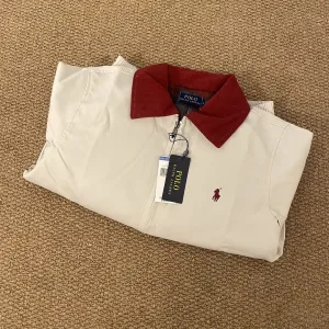 Reps Ralph Lauren Jeans Red Cotton Wool Blend Sweet And Cool Style Embroidery