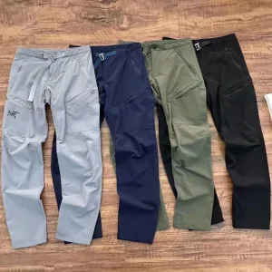 High Quality Archaeopteryx Cargo Pants Green Cotton Pure Spring Autumn