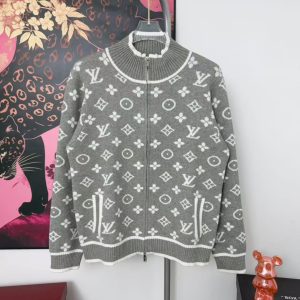 High Quality Louis Vuitton Jacquard Coat For Autumn