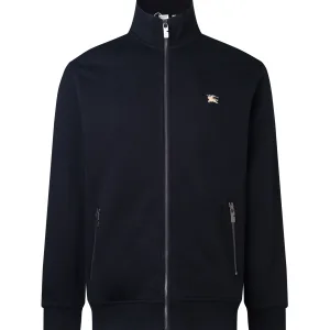 AAA Reps Burberry Coat Black Fleece Ribbed Fabric Embroidery