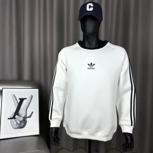 Luxury Adidas Long-Sleeved Black Cotton Air Spring