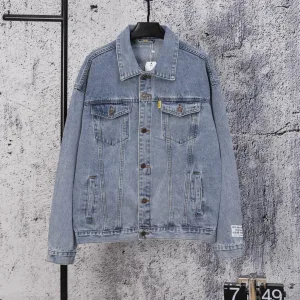 Designer Lanvin T-Shirts Red Denim Patch