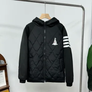 Designer Thom Browne Cardigan Red Cotton Winter