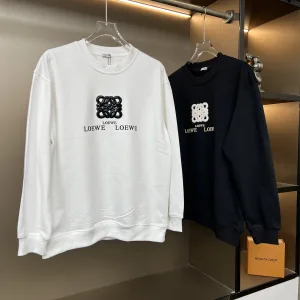 Designer Super Clone Loewe Sweatshirt Ash Silk