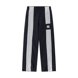 Reps Super Clone Adidas Wide-Leg Pants Red Polyester Lace Embroidery Heavy