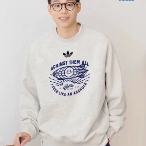 High Quality Super Clone Adidas Sweatshirt Red Down Enhanced Comfort Autumn