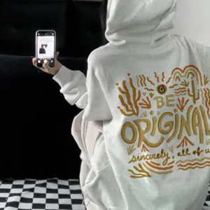 High Quality North Hoodie Ash Cotton Pure Soft Easy To Match Patch