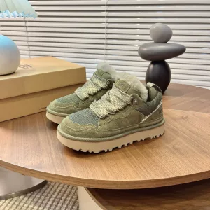 Luxury Ugg Lace Casual Shoes For Fall