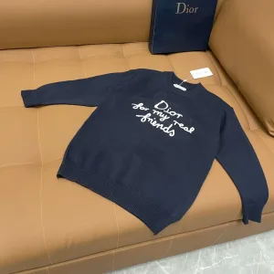 Super Clone Dior Sweater Red Wool Jacquard