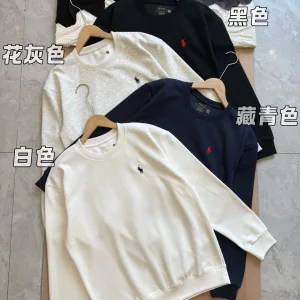 Super Clone Ralph Lauren Sweatshirt Red Cotton Soft And Gentle Spring Autumn Winter
