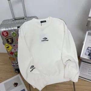 Luxury Reps Balenciaga Sweater Red Eva Wool Winter Embroidery