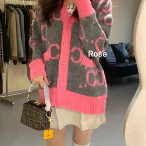 High Quality Gucci Outerwear Red Wool Mohair Polyester