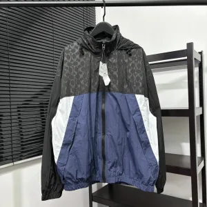 AAA Coach Coat Green Mesh Lightweight And Comfortable To Wear