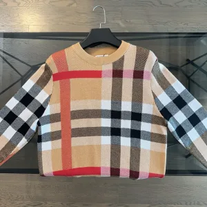 Designer Luxury Burberry Sweater Cotton Piqu