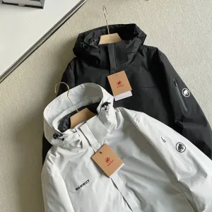 Reps Mammut Windbreaker Black Duck Down Minimalist Style Light Outdoor