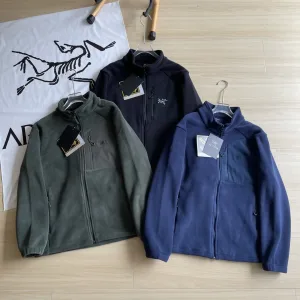 Reps Archaeopteryx Outerwear Red Fleece Fabric Simple Style Autumn Winter
