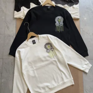 Reps High Quality Chrome Hearts Hoodie Ash Cotton Soft And Gentle Spring Autumn Winter Crisp Silhouette