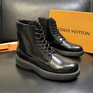 Luxury Aaa Louis Vuitton Denim Boots