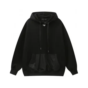 Reps Super Clone Prada Hoodie Ash Silk