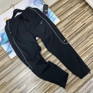 High Quality Luxury Nike Long Pants Red Quick-Drying Running Sports And Leisure Summer Reflective Strip Design