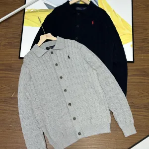 AAA Ralph Lauren Outerwear Red Sophistication Autumn Winter Embroidery