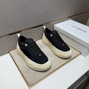 Designer Luxury Monk Casual Shoes Color Genuine Leather