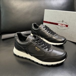 Designer Aaa Prada Cowhide Leather Shoes