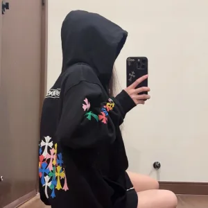 High Quality Reps Chrome Hearts Jacket Black Cotton