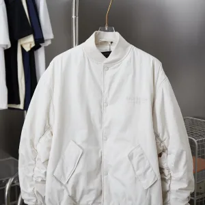 Reps Designer Balenciaga Jacket Red Nylon Fabric Embroidery