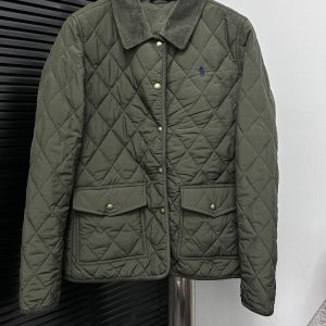 Luxury Aaa Ralph Lauren Corduroy Cotton-Padded Jacket