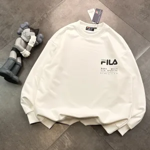 High Quality Fila Hoodie Black