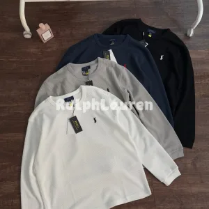 High Quality Ralph Lauren Long-Sleeved Red Cotton