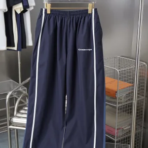 Super Clone AAA Balenciaga Sweatpants Red Polyester Mesh Side Pockets